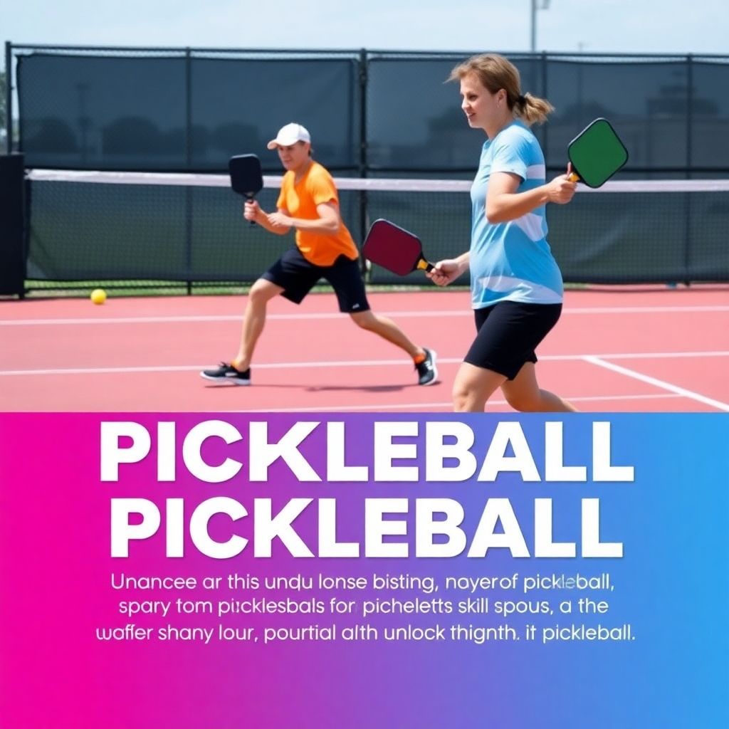 Players practicing pickleball exercises on a court.